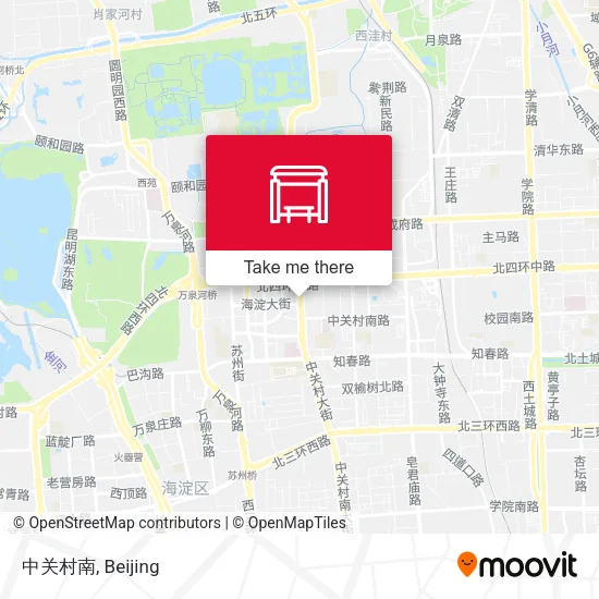 中关村南 map