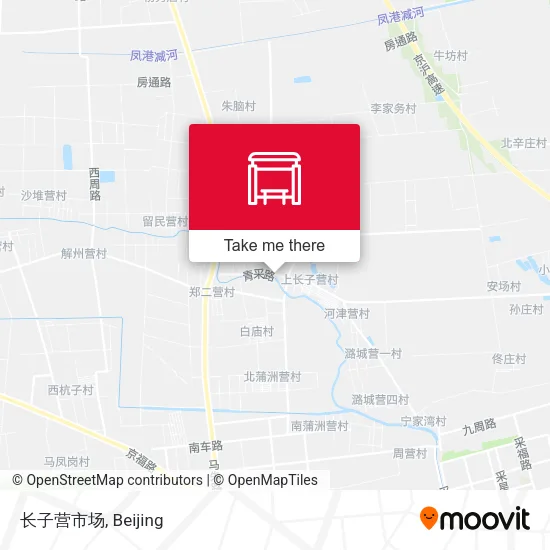 长子营市场 map
