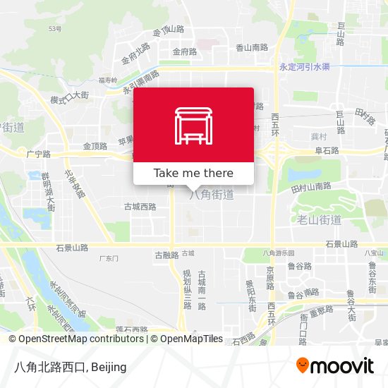 八角北路西口 map