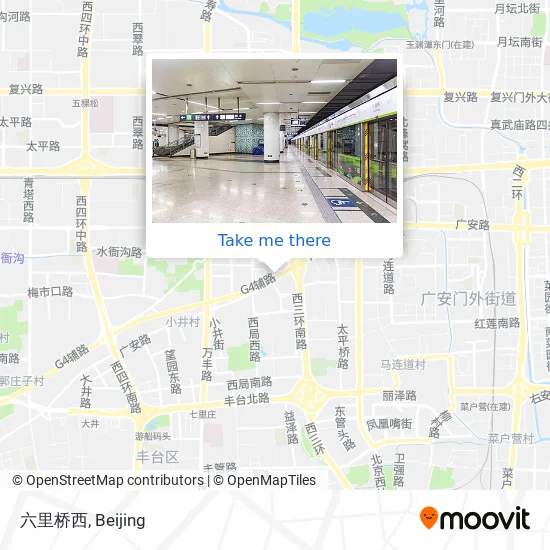 六里桥西 map