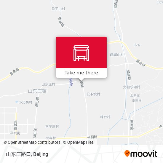山东庄路口 map