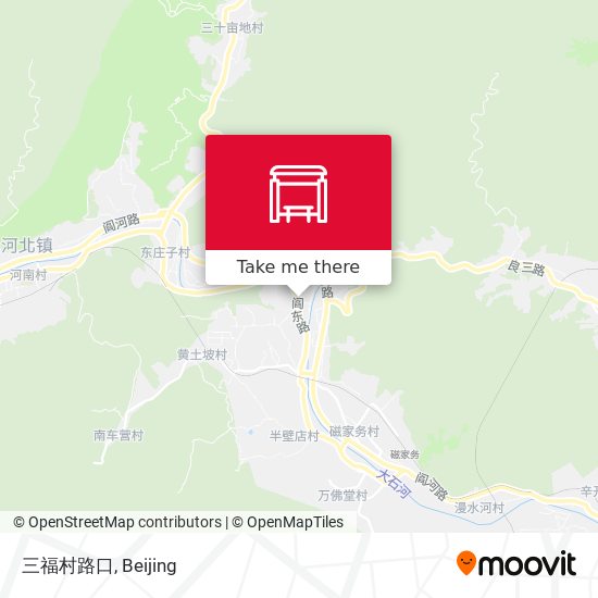 三福村路口 map