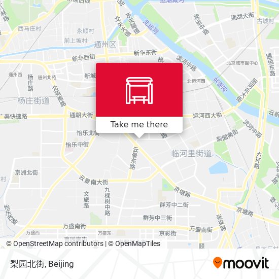 梨园北街 map