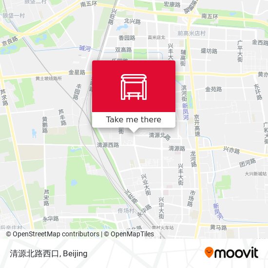 清源北路西口 map