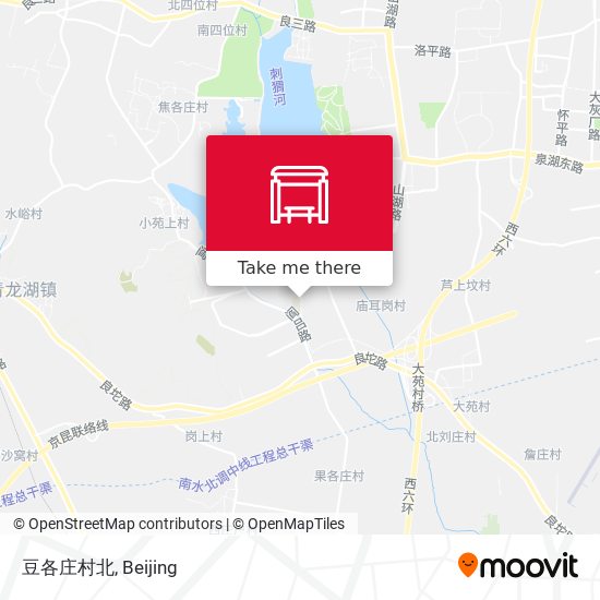 豆各庄村北 map