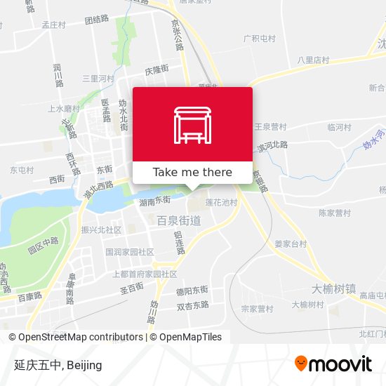 延庆五中 map