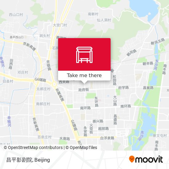 昌平影剧院 map