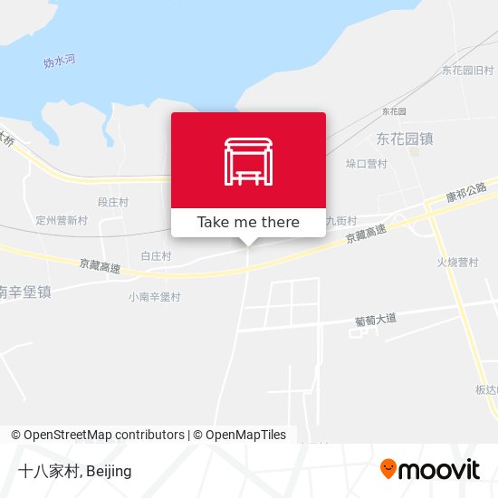 十八家村 map