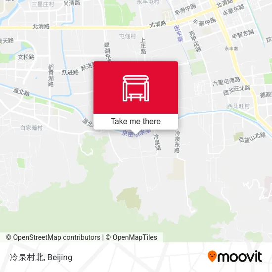 冷泉村北 map