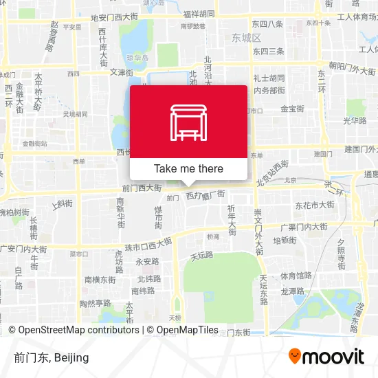 前门东 map