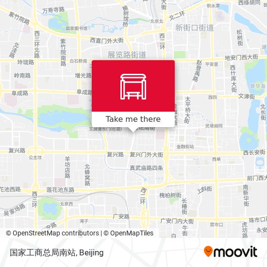 国家工商总局南站 map