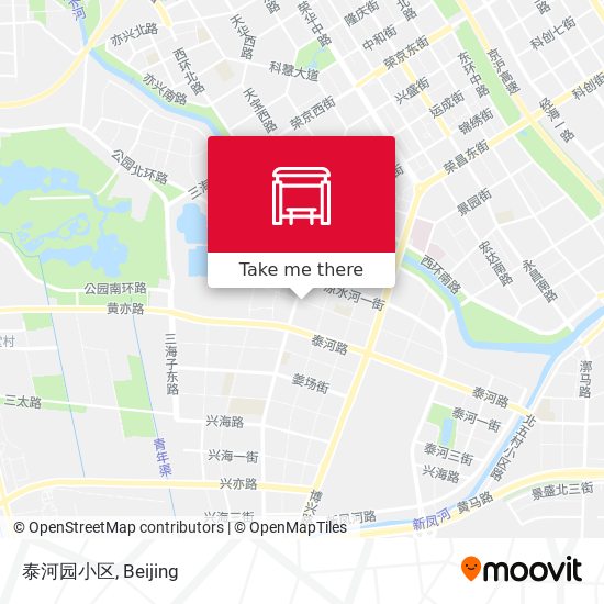 泰河园小区 map
