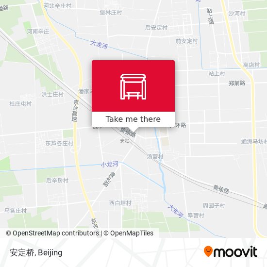 安定桥 map