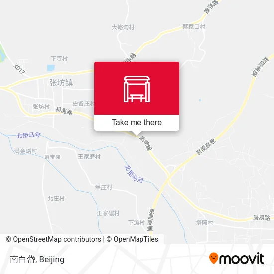 南白岱 map