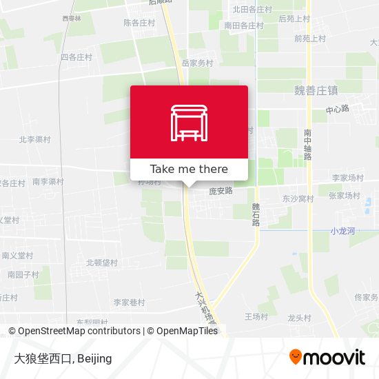 大狼垡西口 map