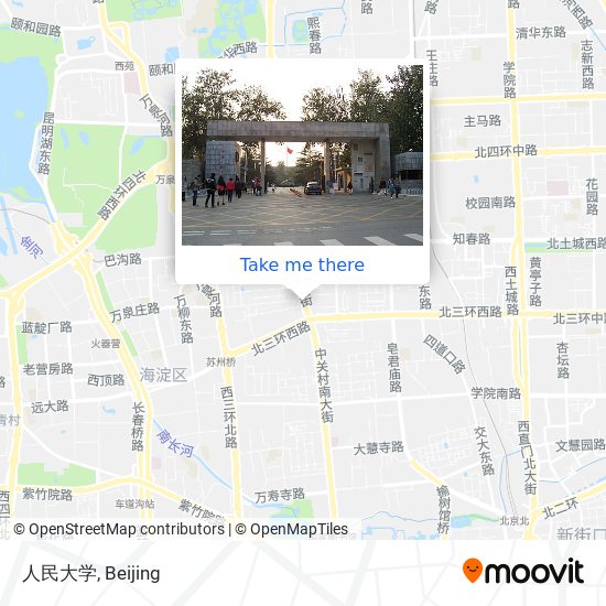 人民大学 map