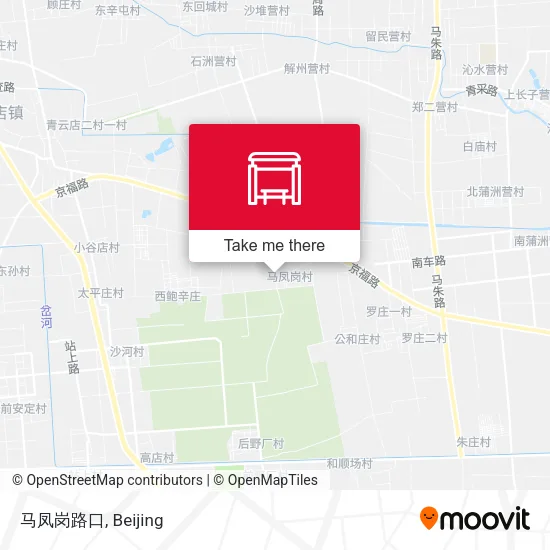 马凤岗路口 map