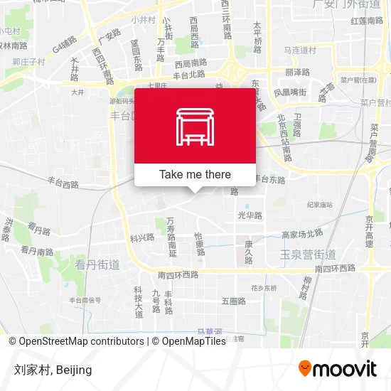 刘家村 map