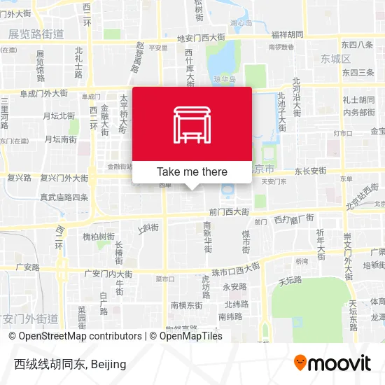 西绒线胡同东 map