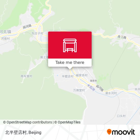 北半壁店村 map
