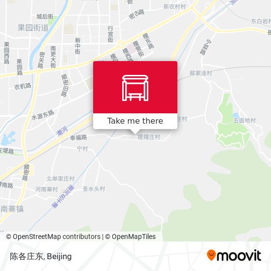 陈各庄东 map