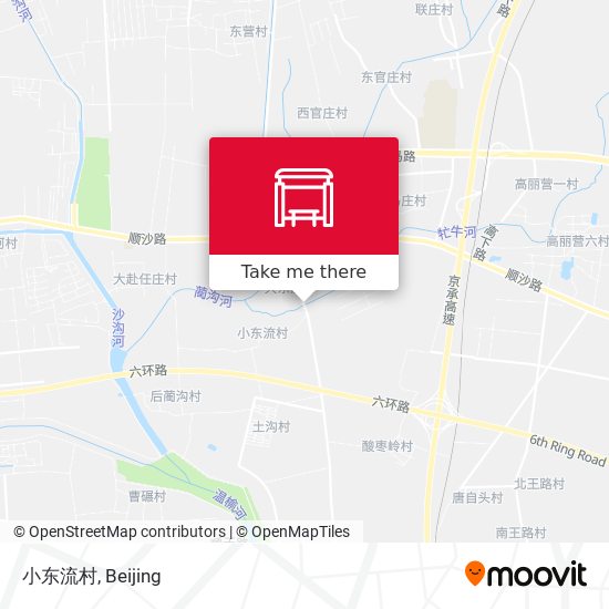 小东流村 map