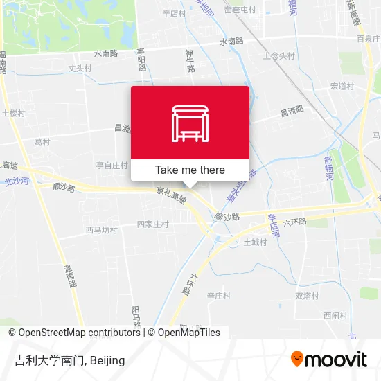 吉利大学南门 map