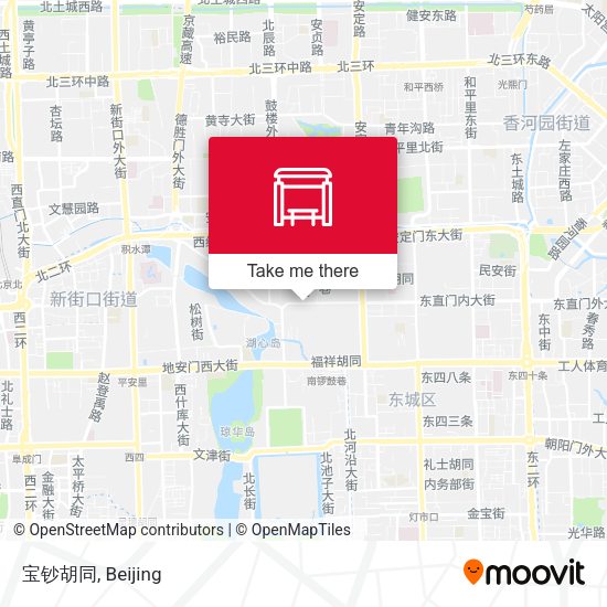 宝钞胡同 map
