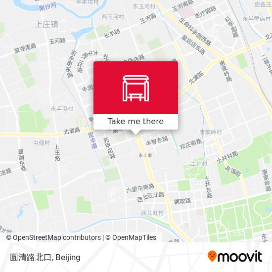 圆清路北口 map