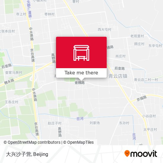 大兴沙子营 map
