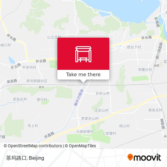 茶坞路口 map
