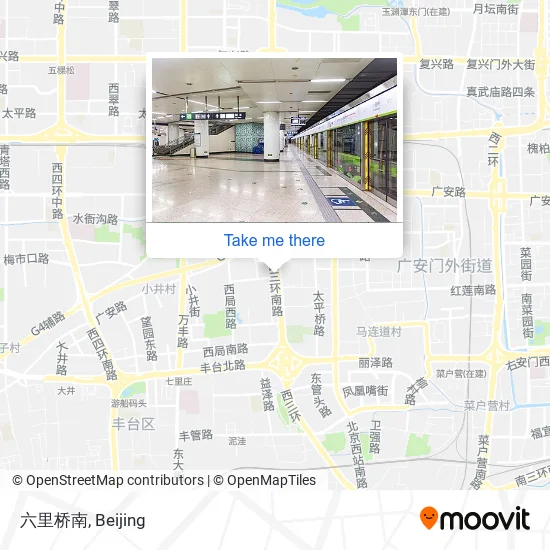 六里桥南 map