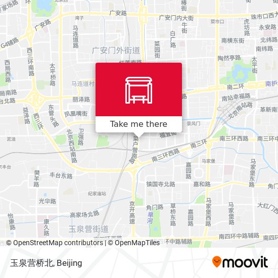 玉泉营桥北 map