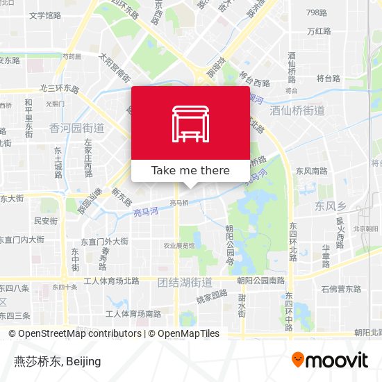 燕莎桥东 map