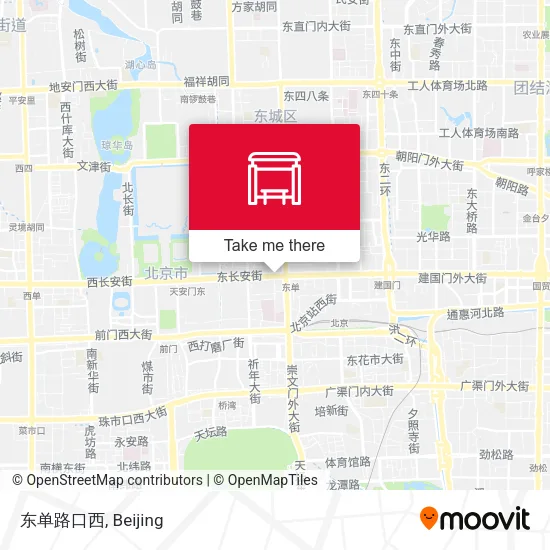 东单路口西 map