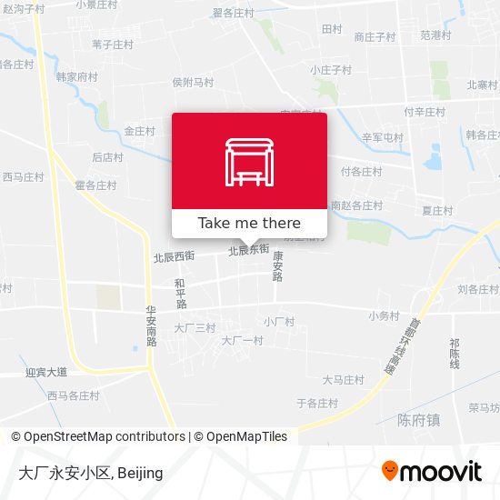 大厂永安小区 map