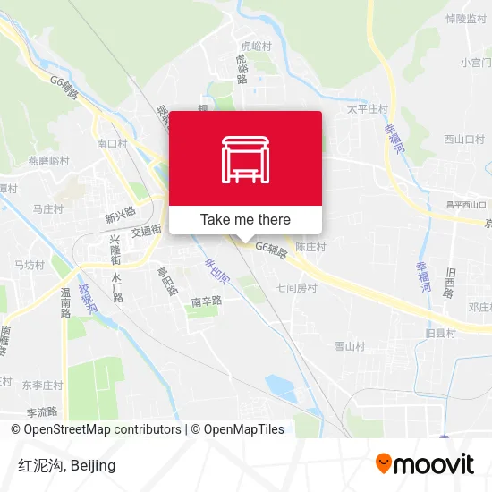 红泥沟 map