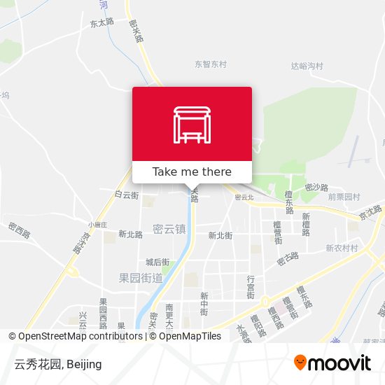云秀花园 map