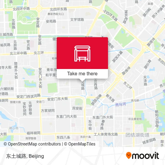 东土城路 map