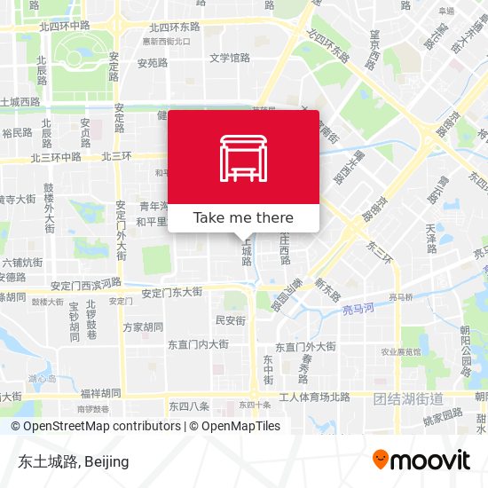 东土城路 map