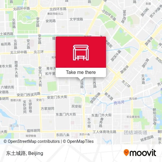 东土城路 map