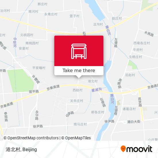 港北村 map