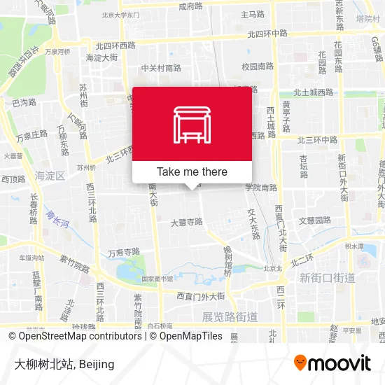 大柳树北站 map