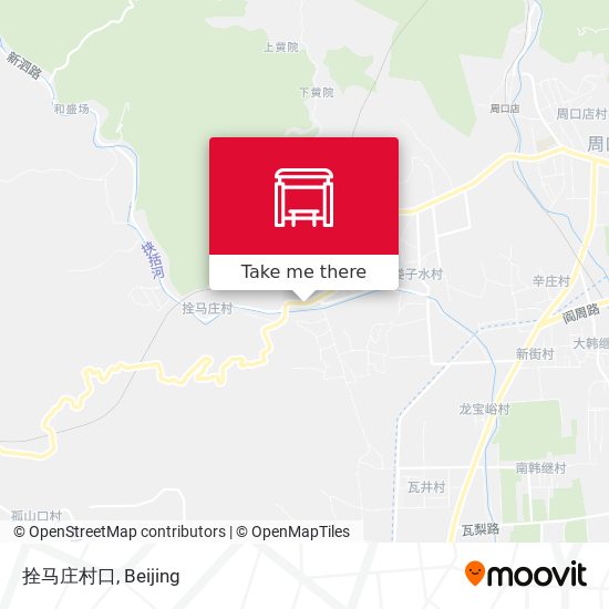 拴马庄村口 map