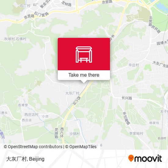 大灰厂村 map