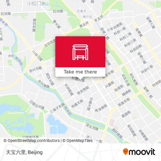 天宝六里 map