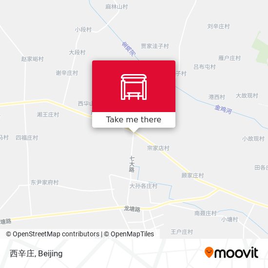 西辛庄 map