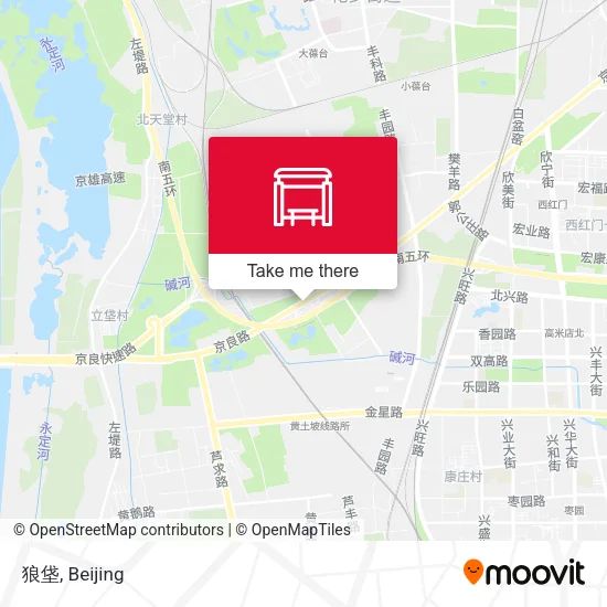 狼垡 map