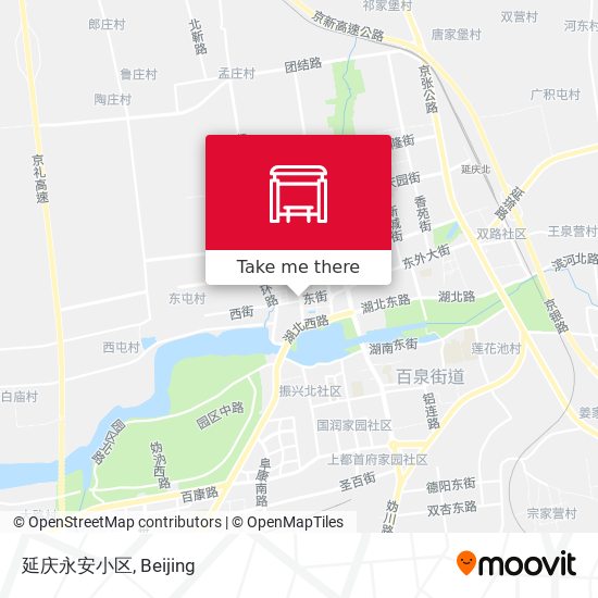 延庆永安小区 map