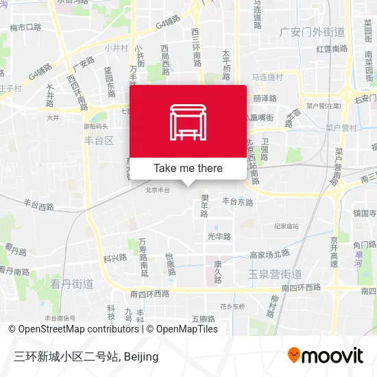 三环新城小区二号站 map